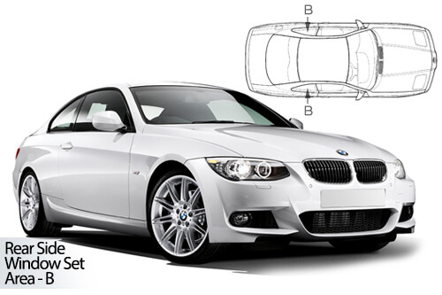 Car Shades BMW 3 Series (E92) 2 door - Rear Door Set
