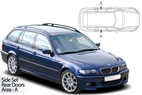 Car Shades BMW 3 Series (E46) Estate 98-05 Rear Door Set