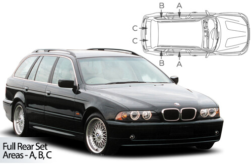 Car Shades BMW 5 Series (E39) Estate/Touring 95-03 Full Rear Set