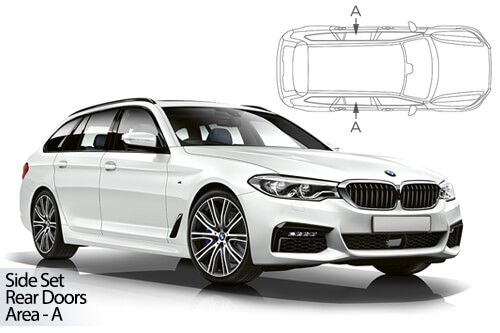 Car Shades - BMW 5 Series (G31) Touring 2017-2023 Rear Door Set