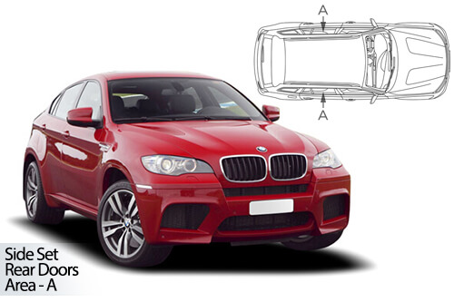 UV Privacy Car Shades - BMW X6 E71 5dr 08-14 Rear Door Set