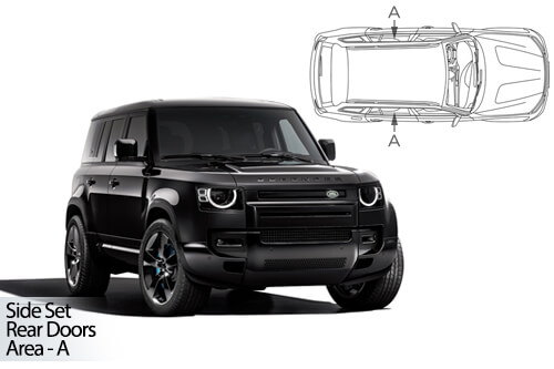 Car Shades - Land Rover Defender 5dr D110 2020> Rear Door Set