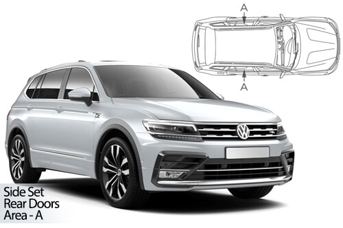 UV Car Shades - VW Tiguan Allspace LWB 2016> - Rear Door Set
