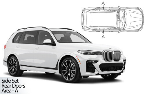 Car Shades BMW X7 G07 5Dr 2018> Rear Door Set