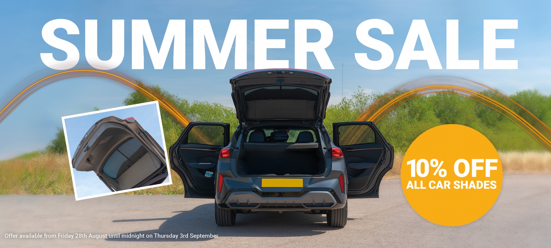 Save 10% on all Car Shades