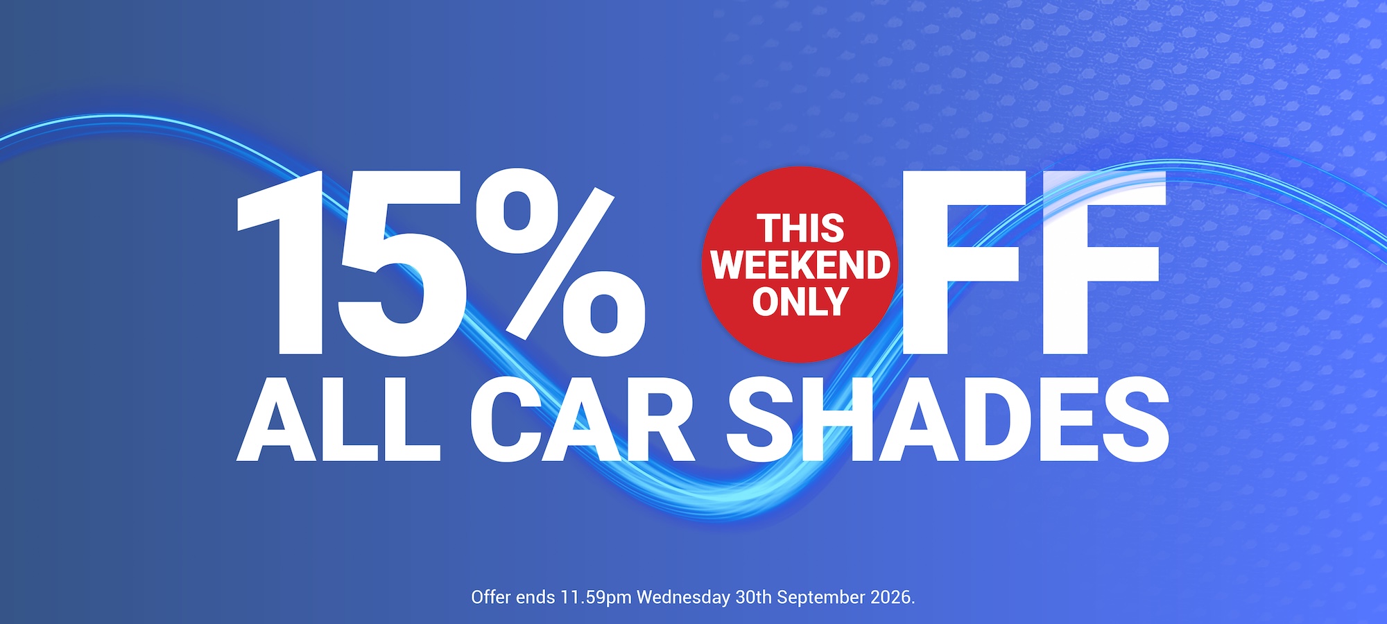 Save 15% Off All Car Shades