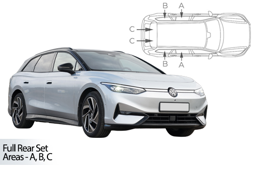 Car Shades - VW ID.7 Estate 2023> Full Rear Set