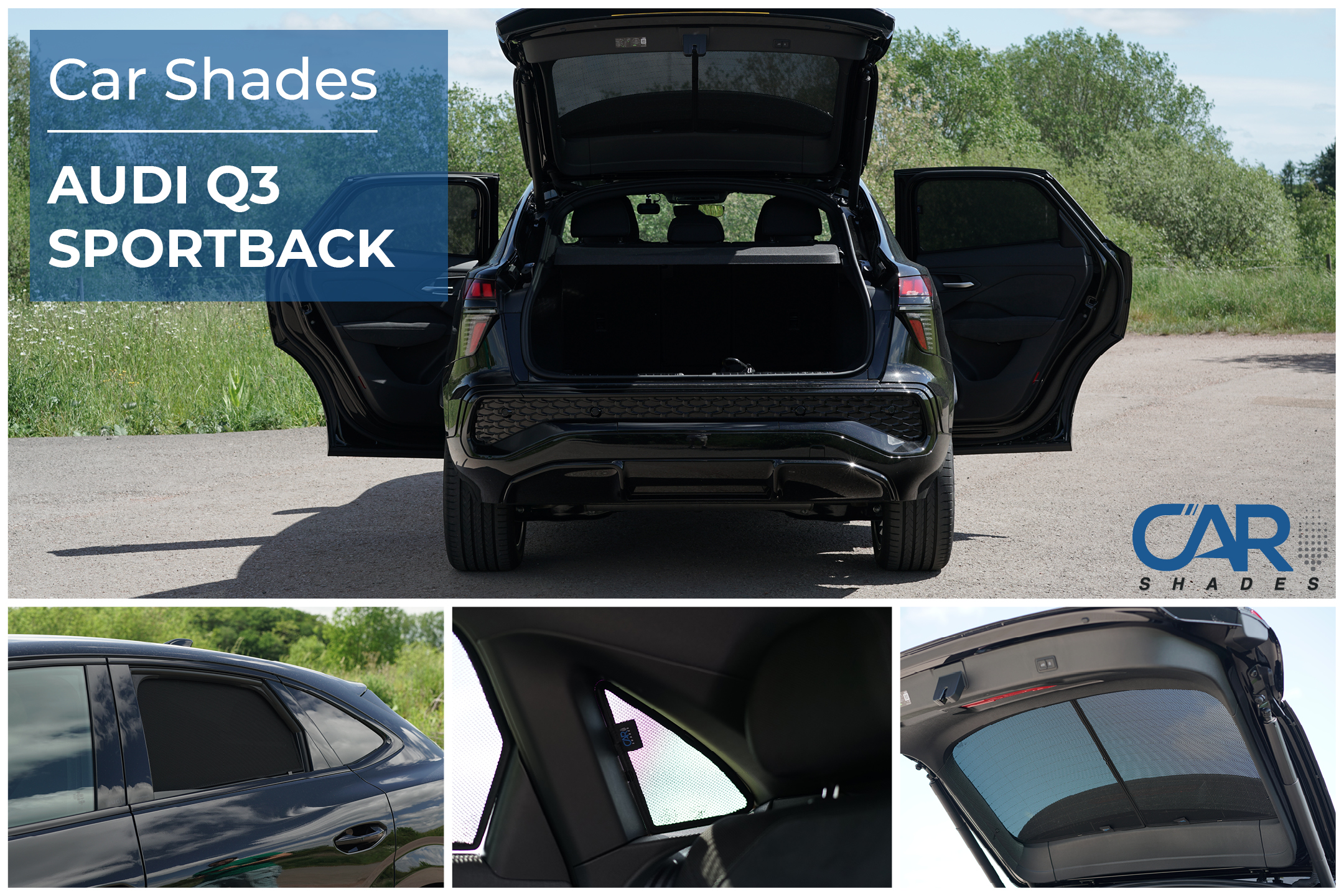Car Shades - Rear Door Set