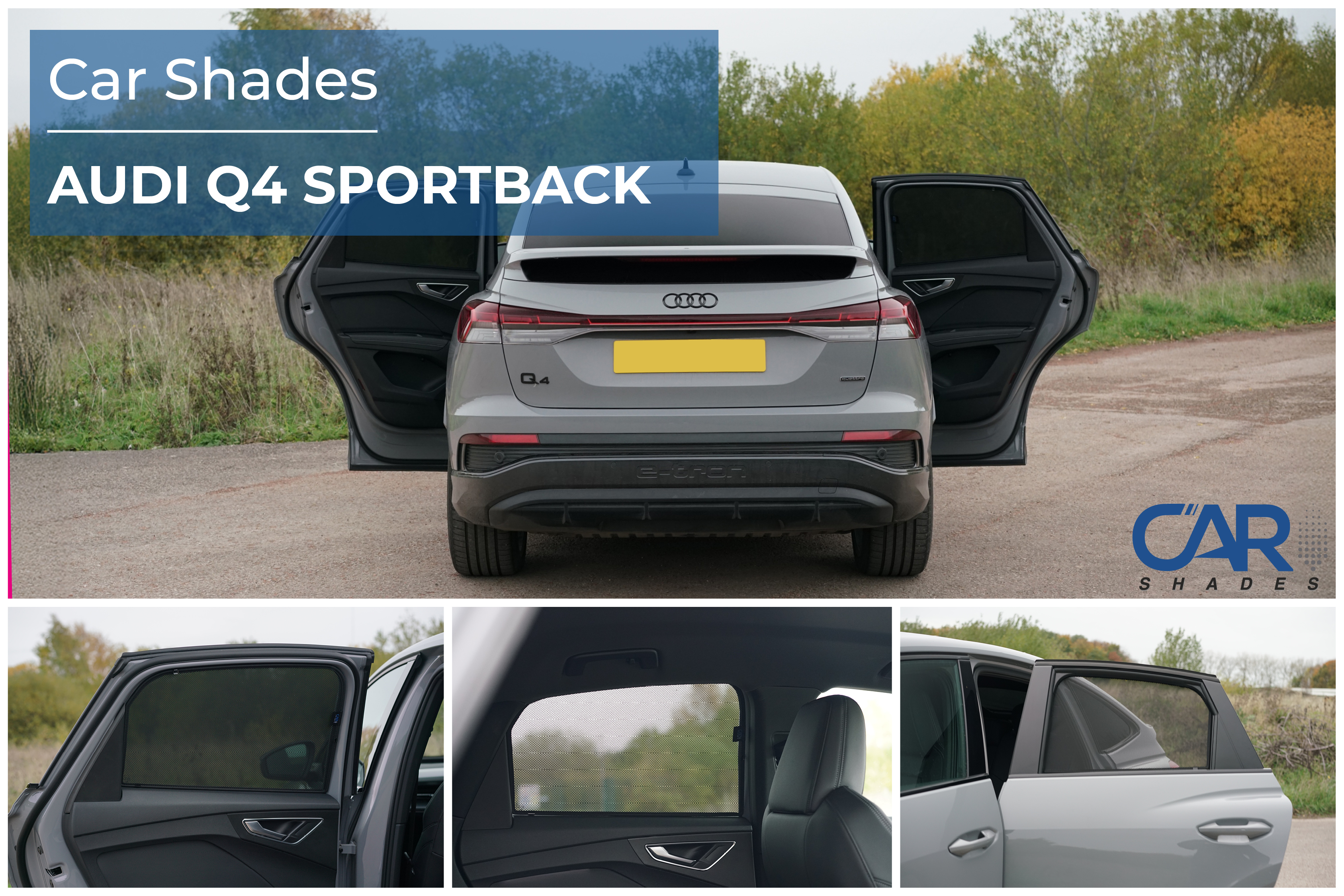 Car Shades - Rear Door Set