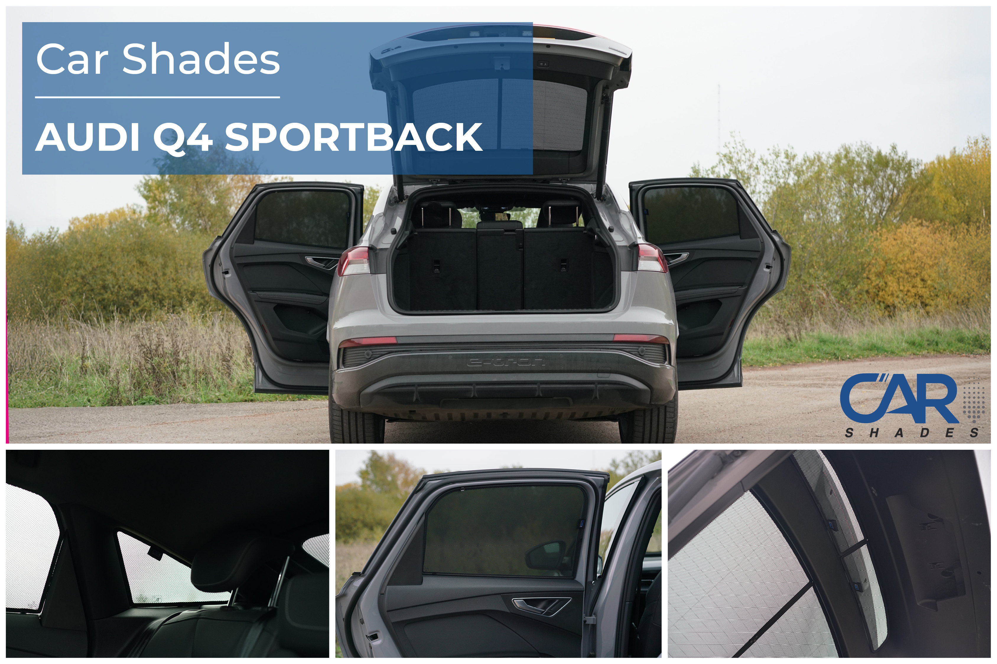 Car Shades - Rear Door Set