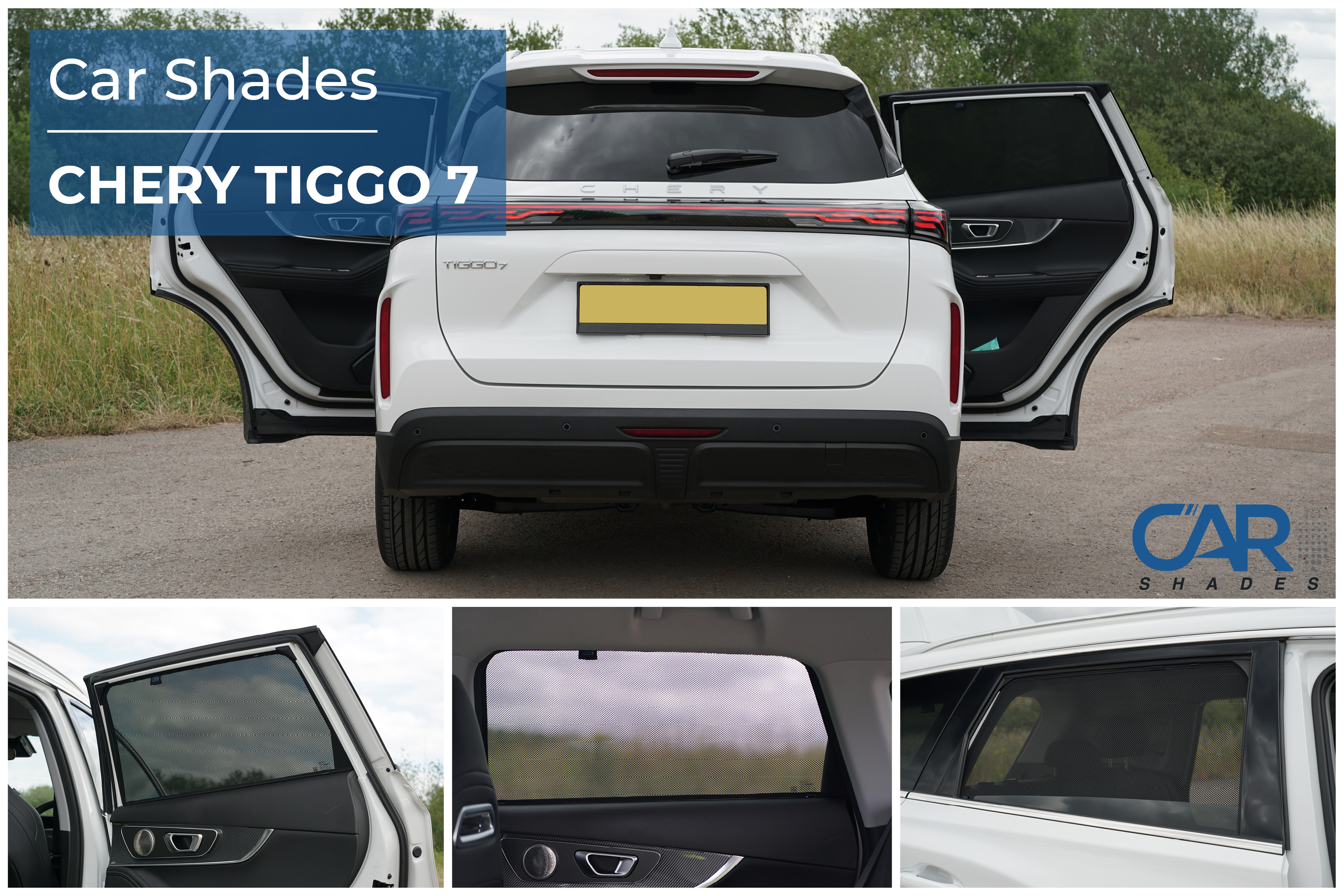 Car Shades - Rear Door Set