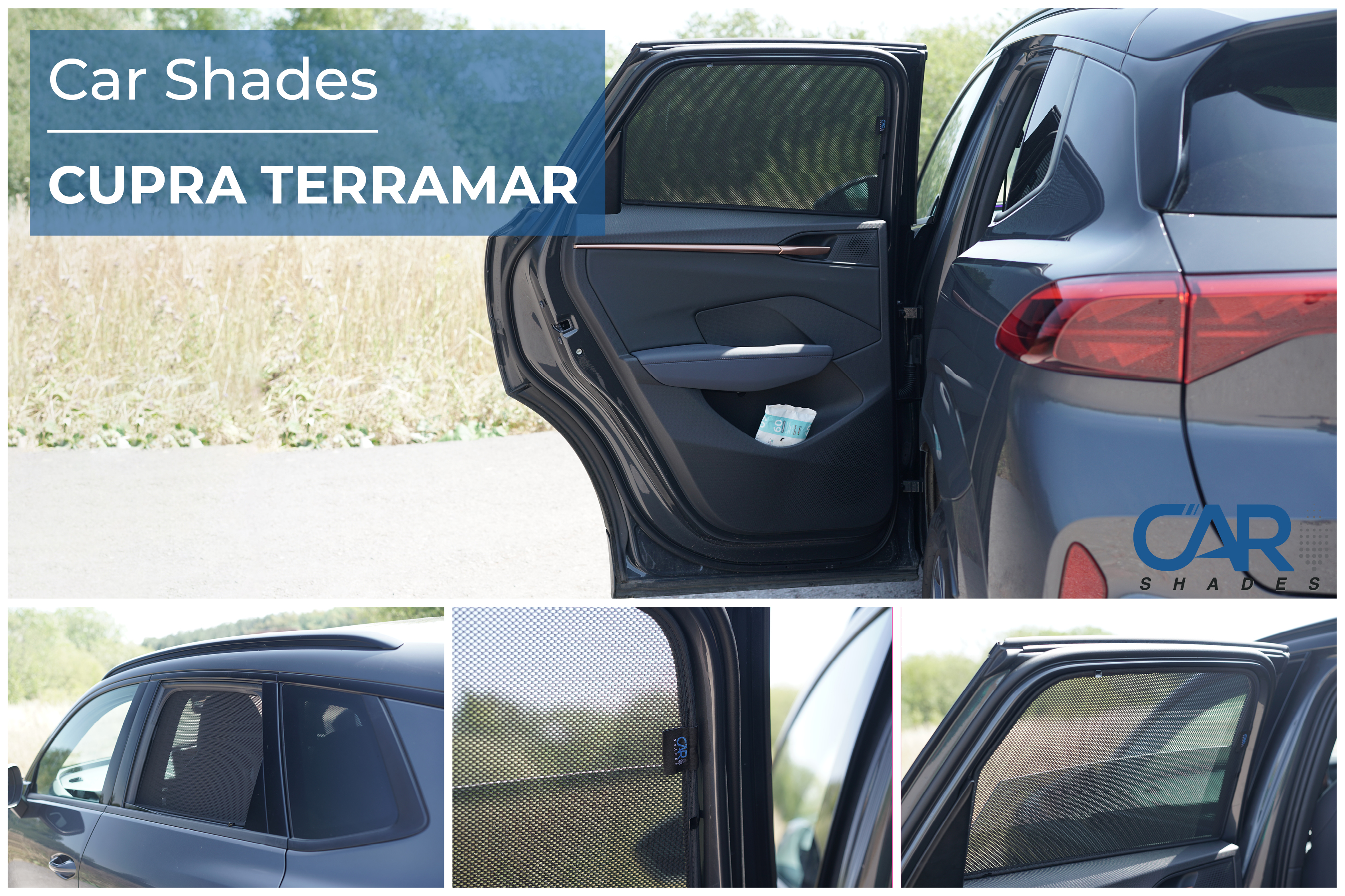 Car Shades - Rear Door Set
