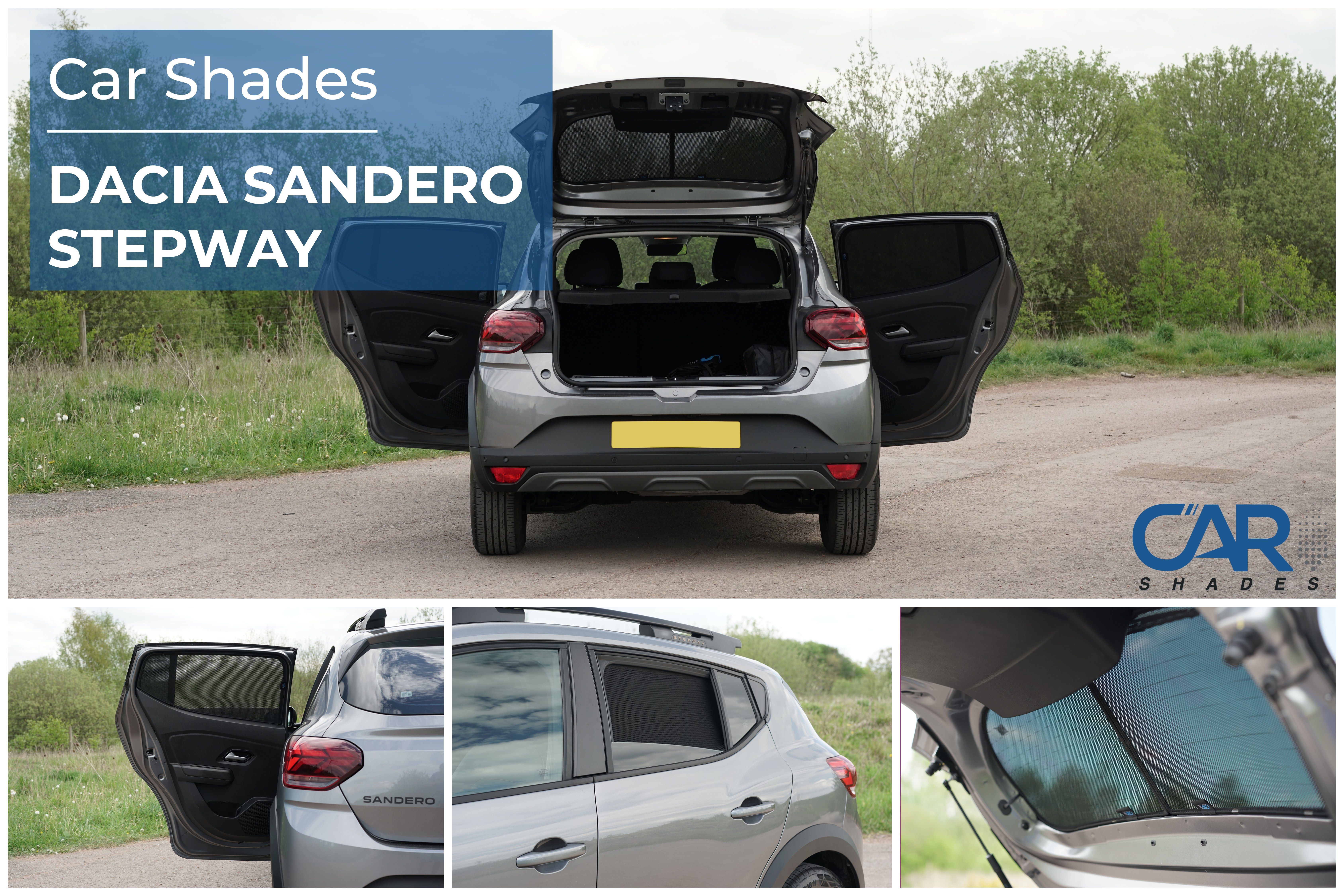 Car Shades - Rear Door Set