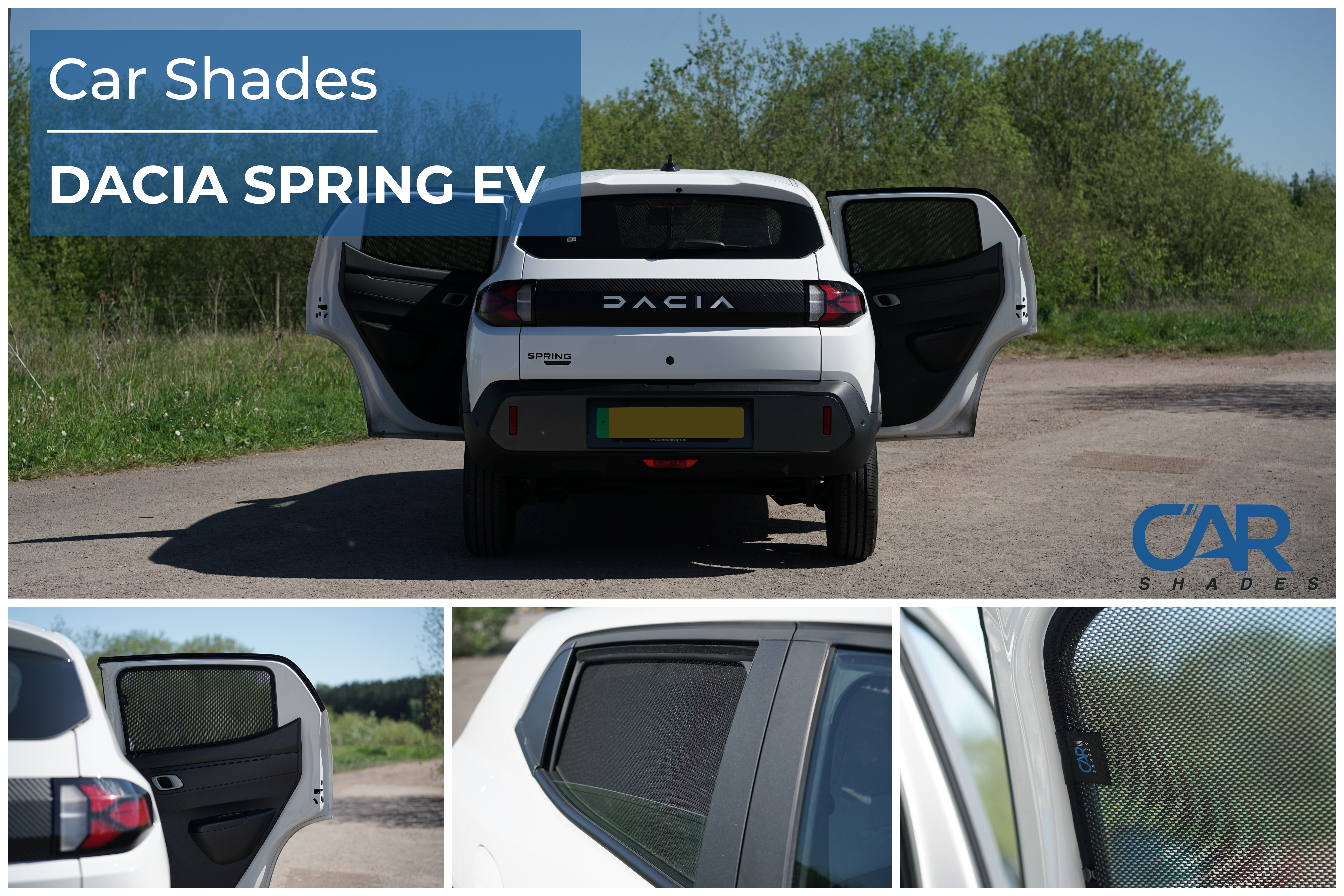Car Shades - Rear Door Set