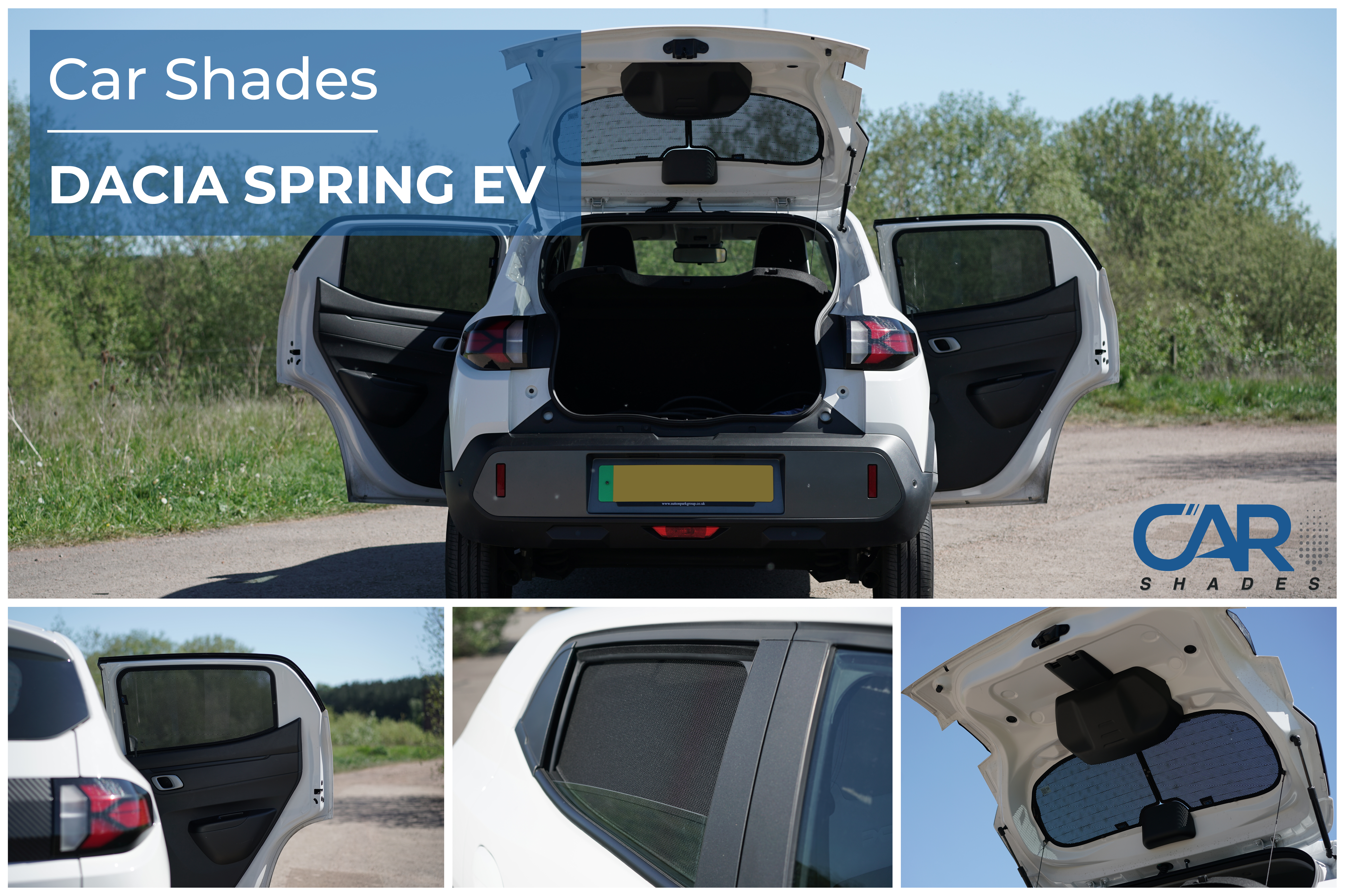 Car Shades - Rear Door Set