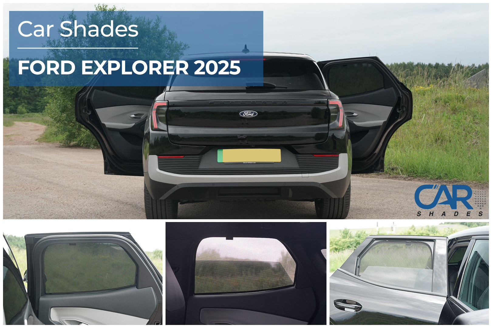 Car Shades - Rear Door Set