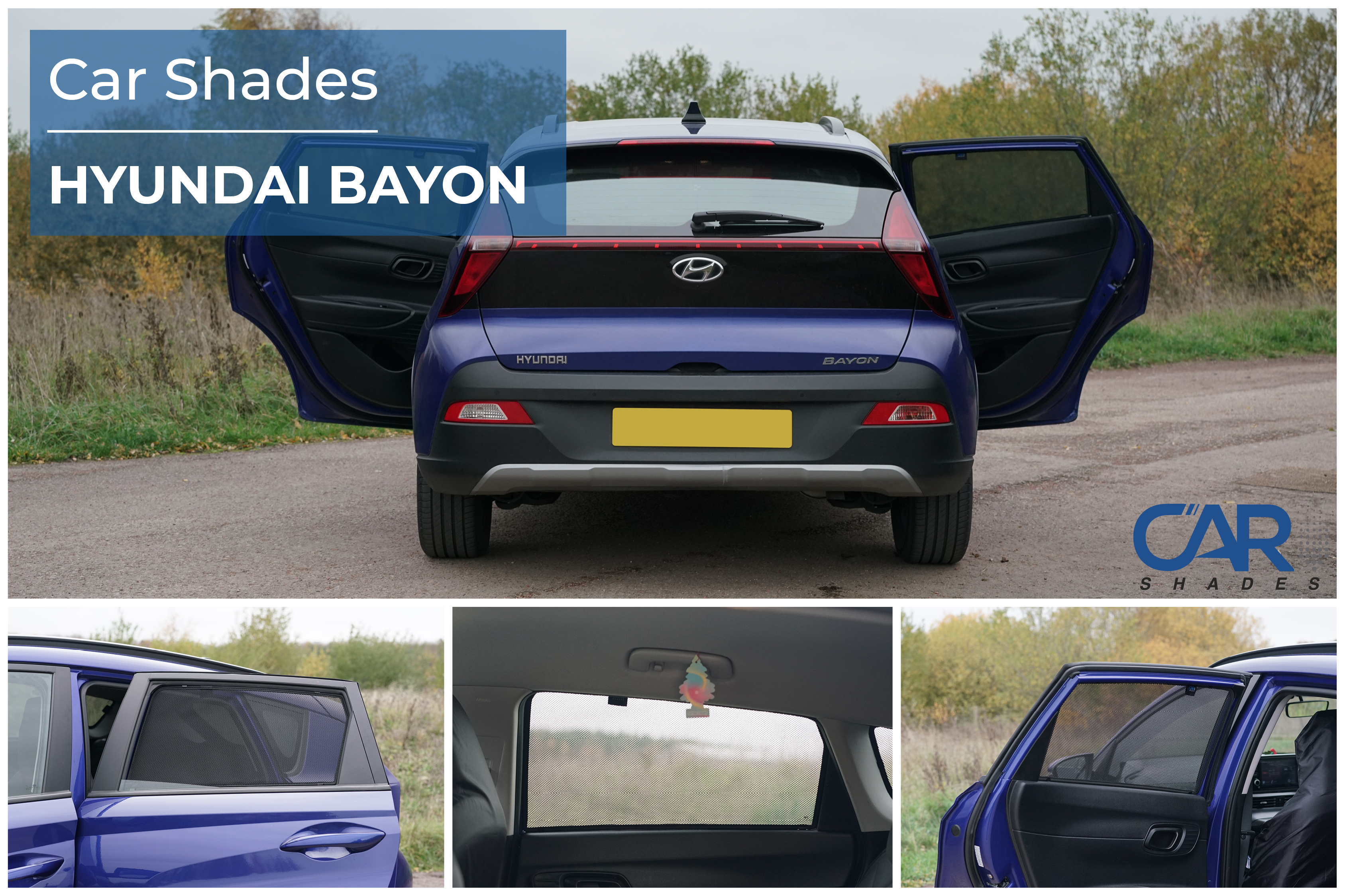 Car Shades - Rear Door Set