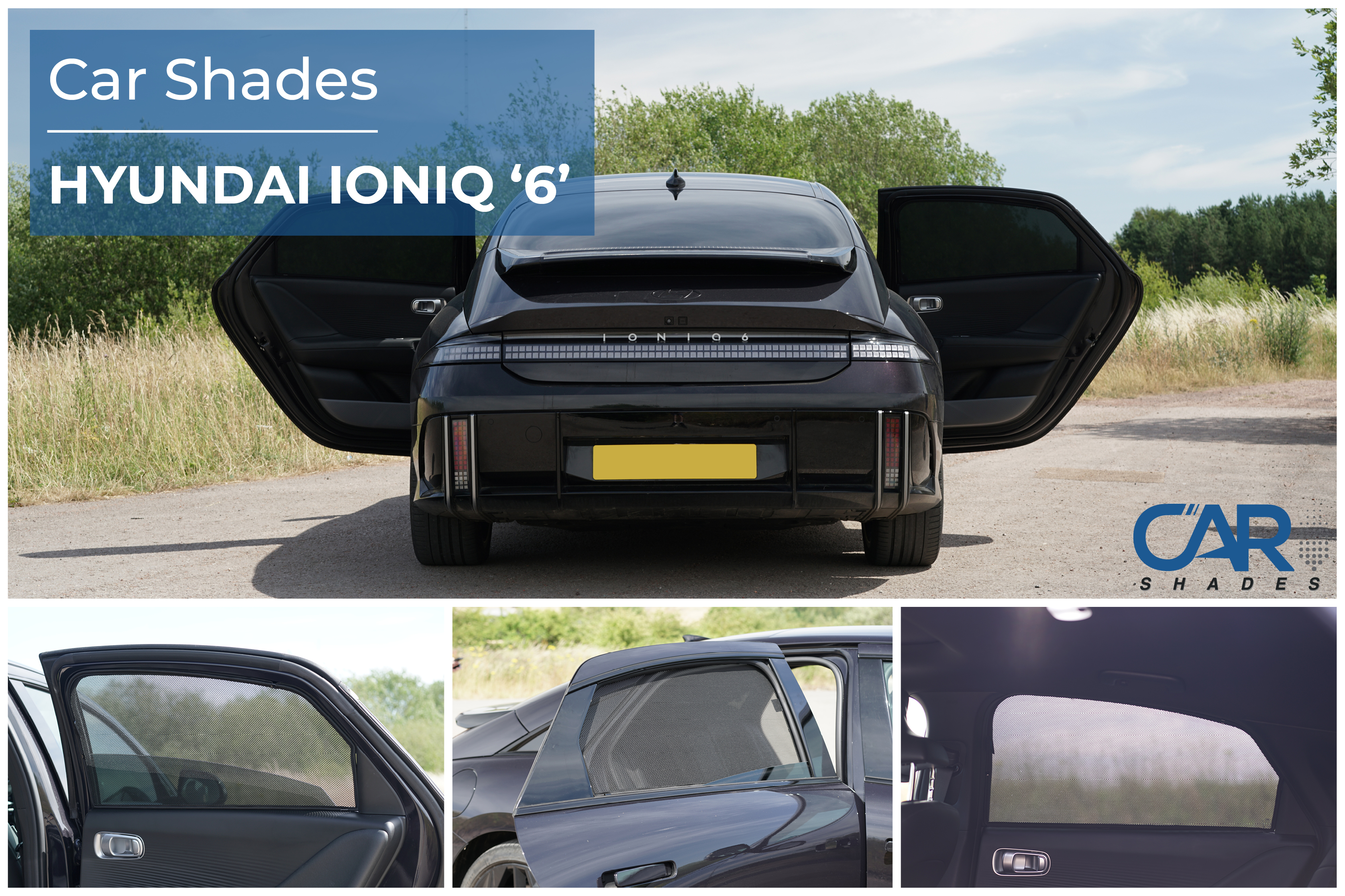 Car Shades - Rear Door Set