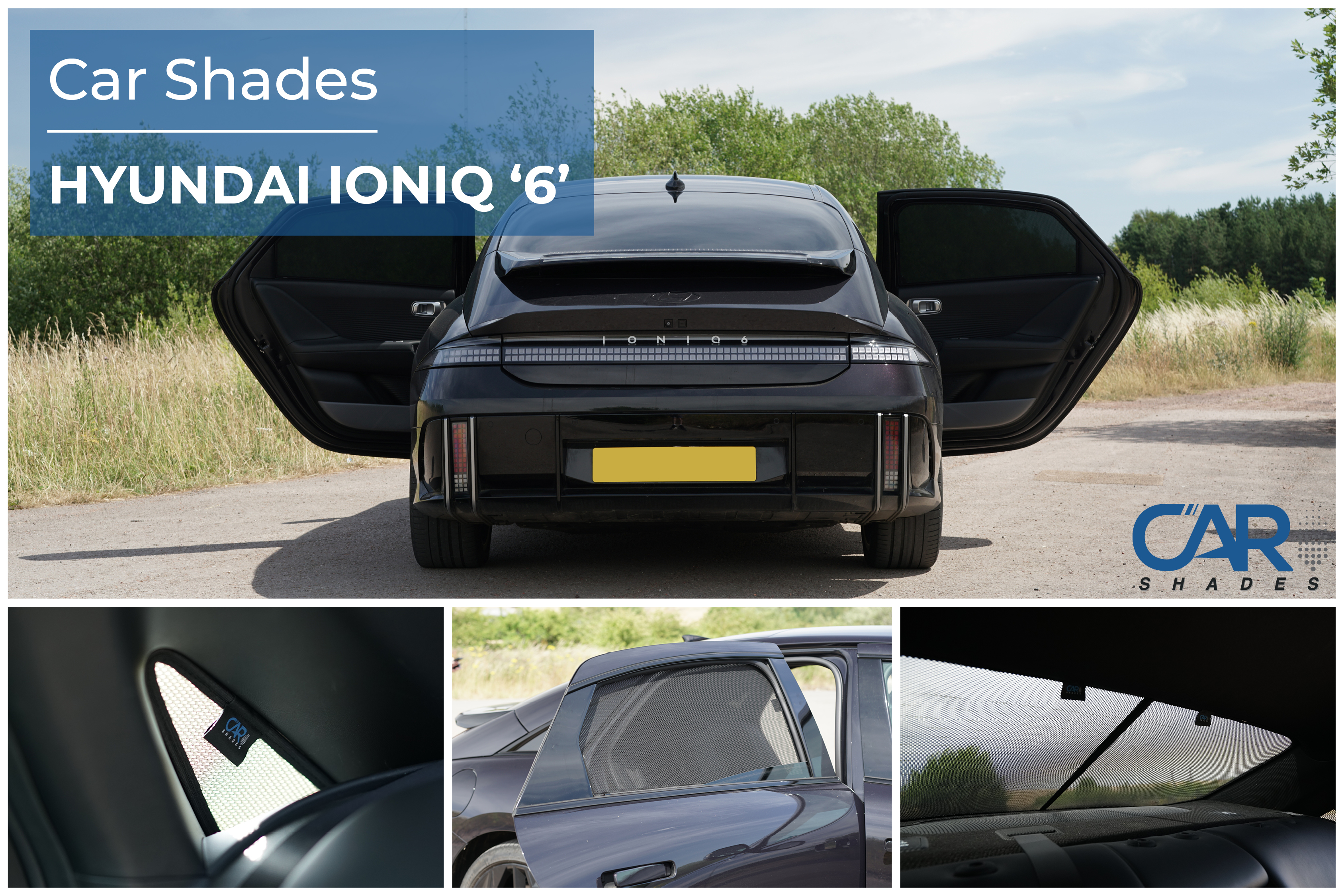 Car Shades - Rear Door Set