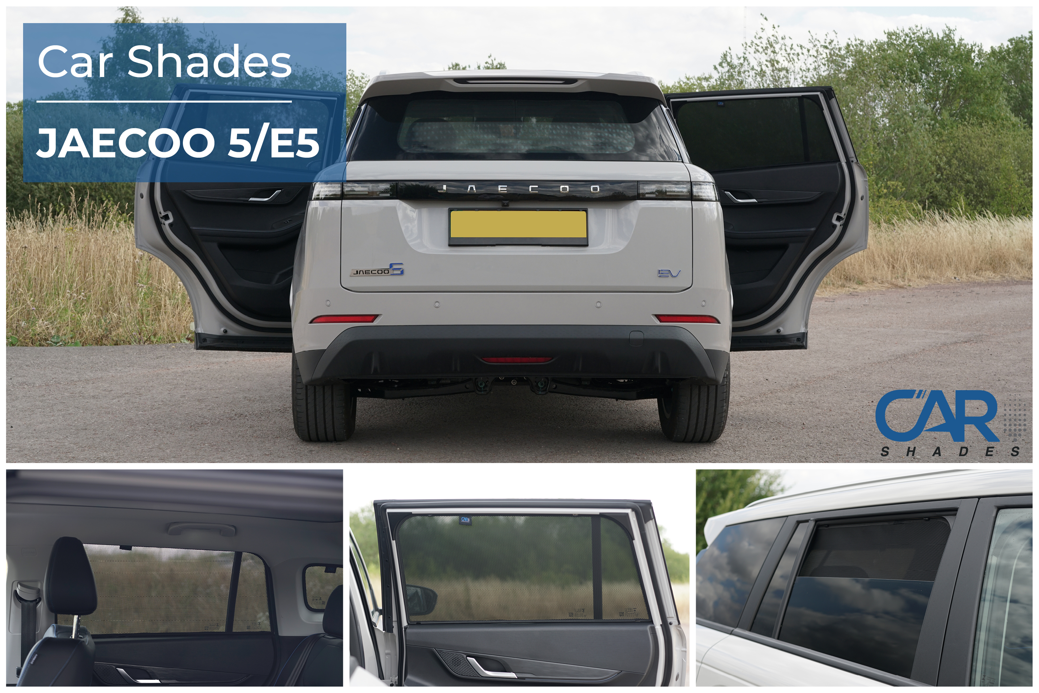 Car Shades - Rear Door Set