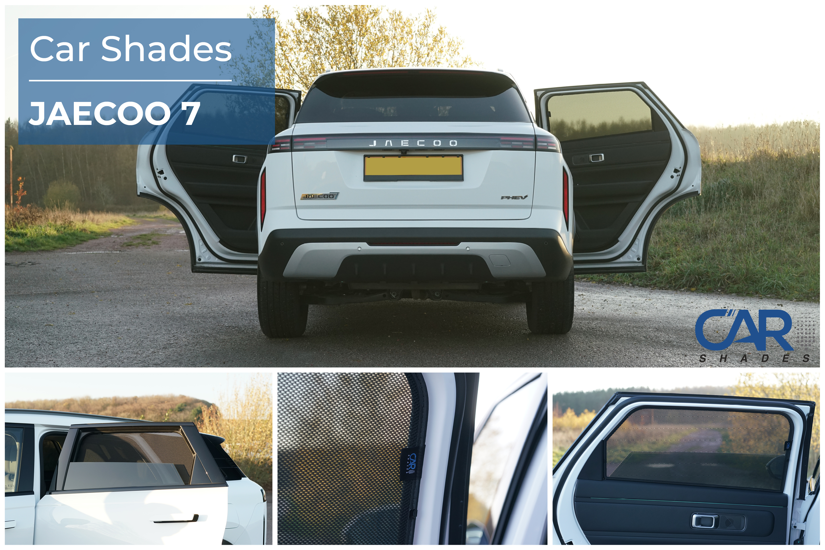 Car Shades - Rear Door Set