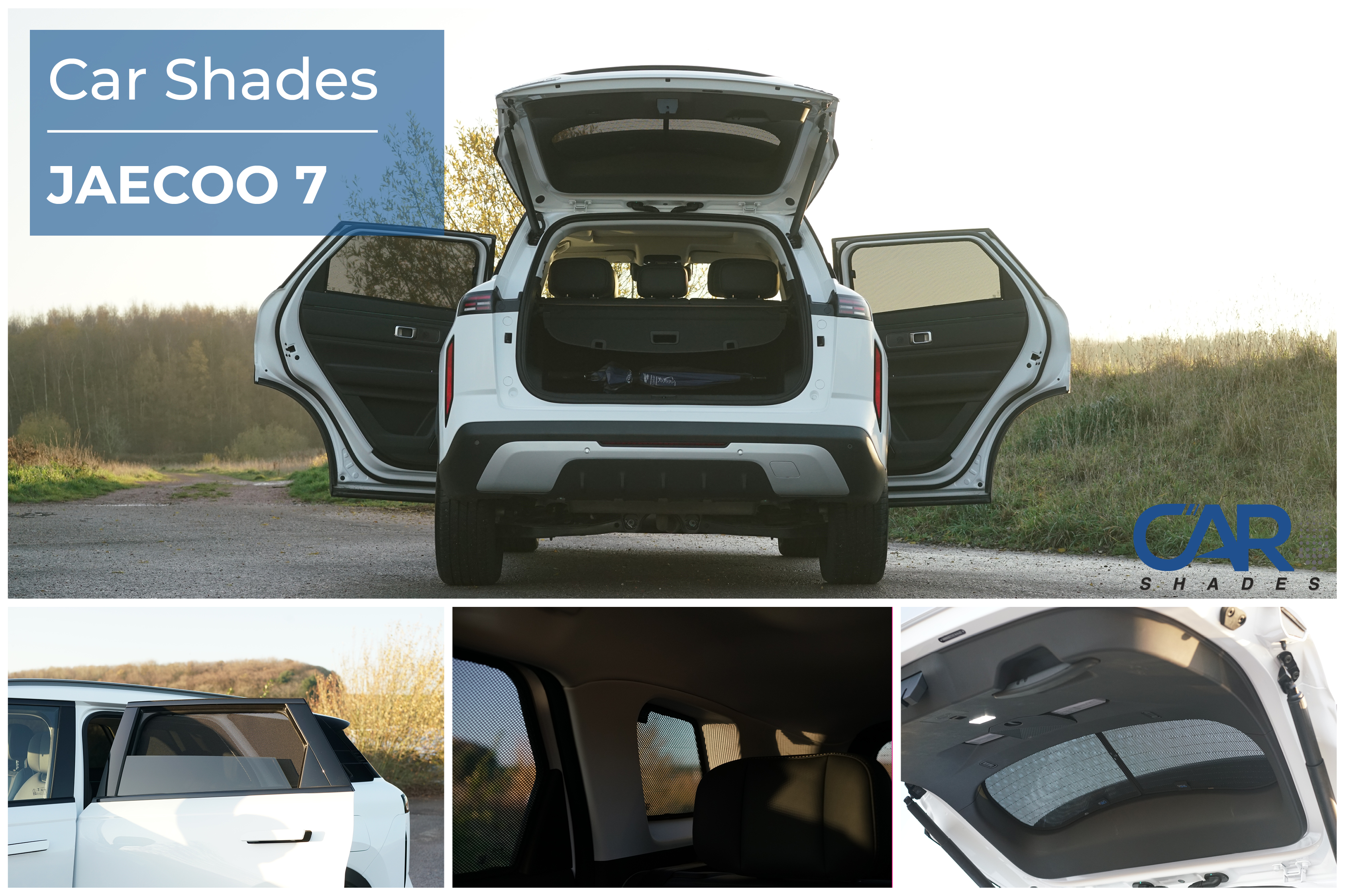 Car Shades - Rear Door Set