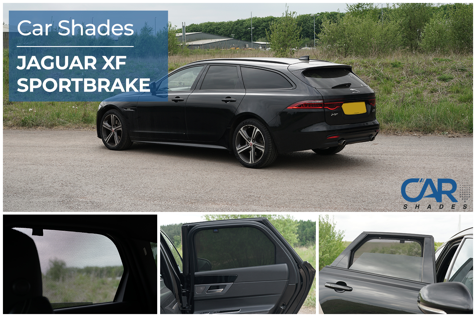 Car Shades - Rear Door Set