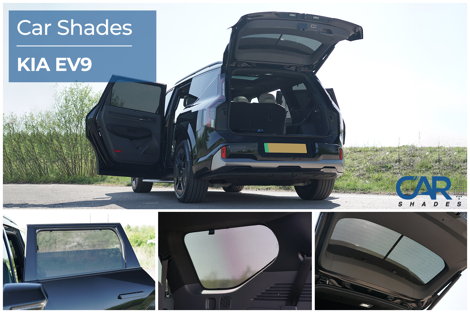Car Shades - Rear Door Set