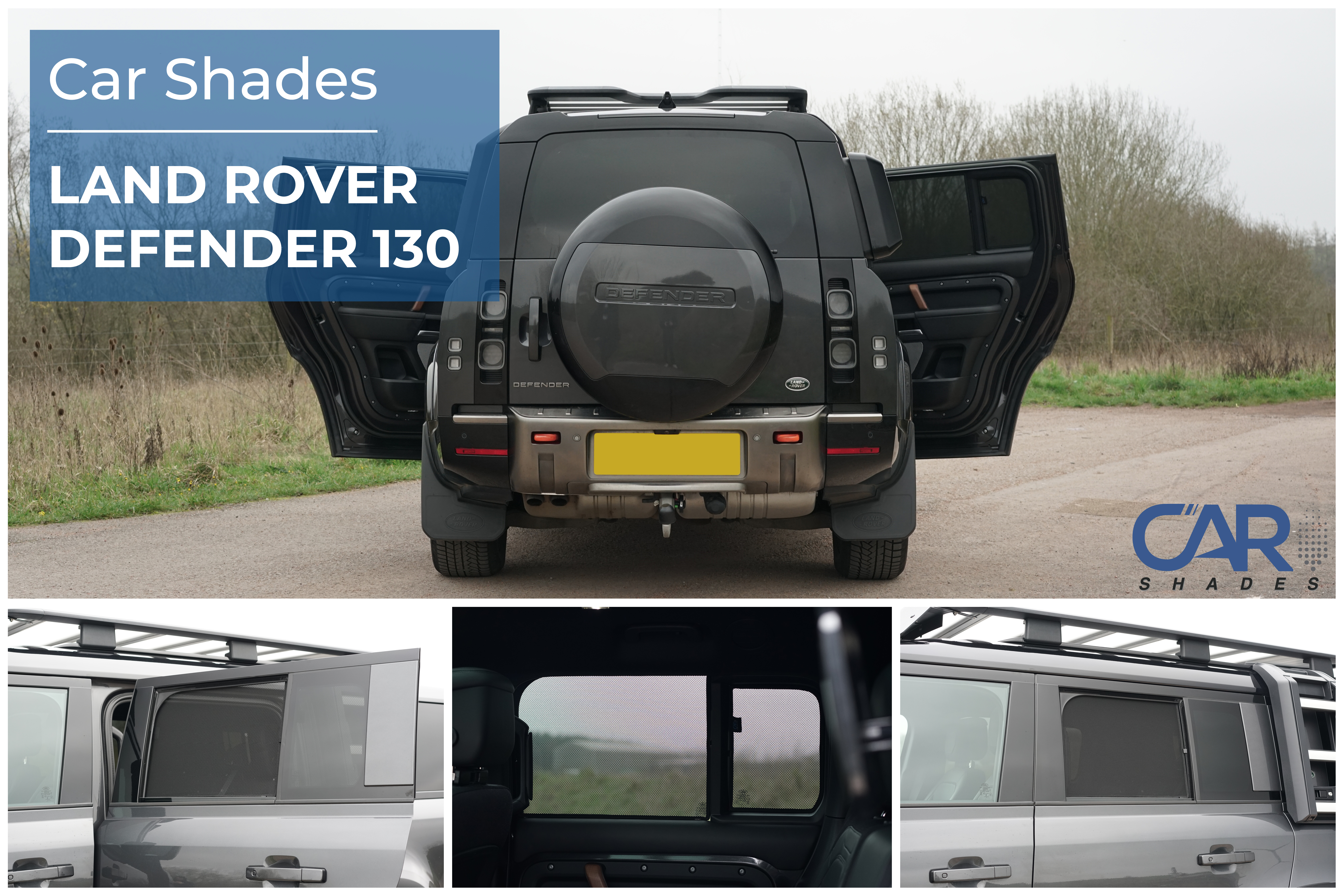 Car Shades - Rear Door Set