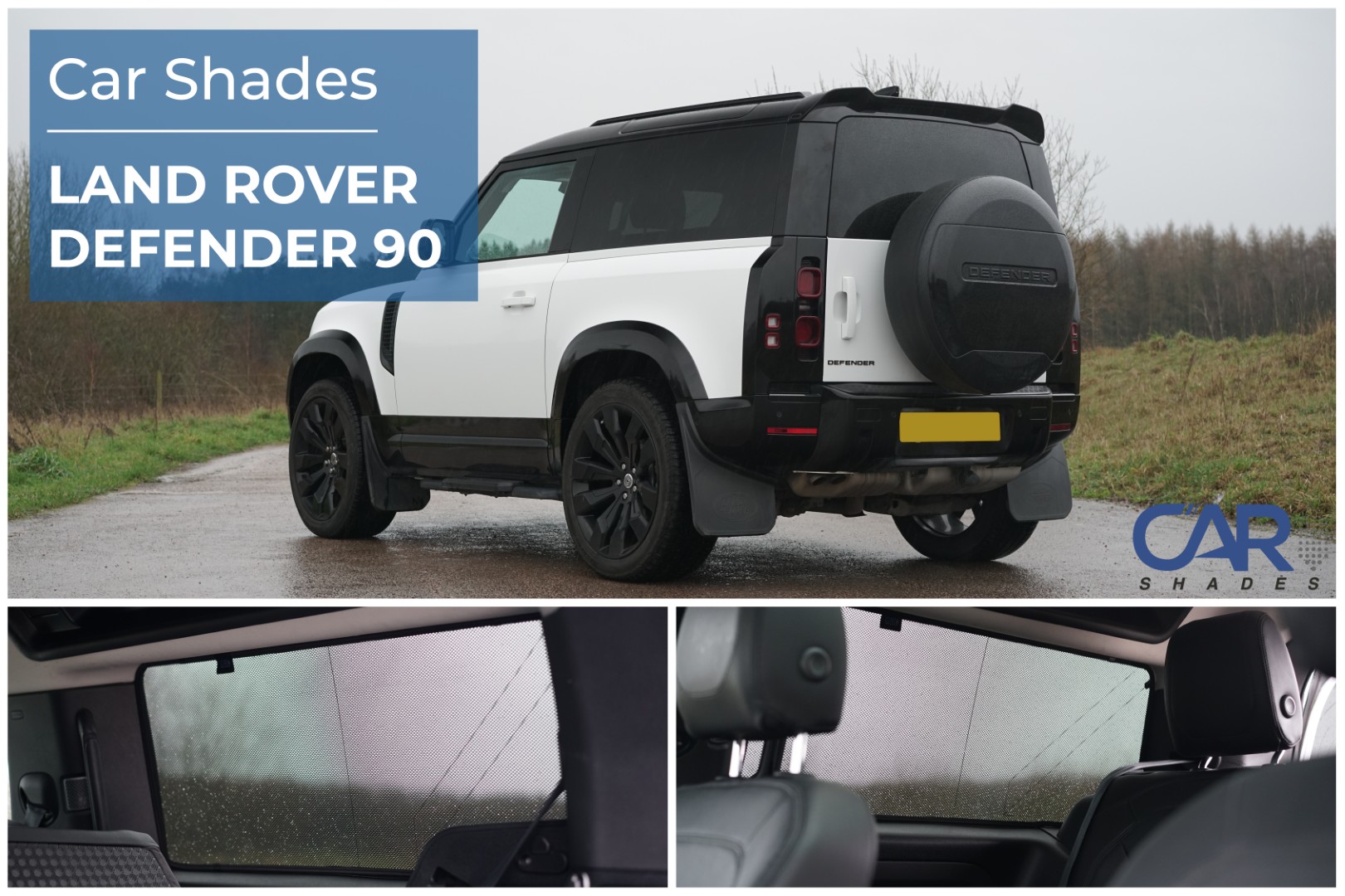 Car Shades - Rear Door Set