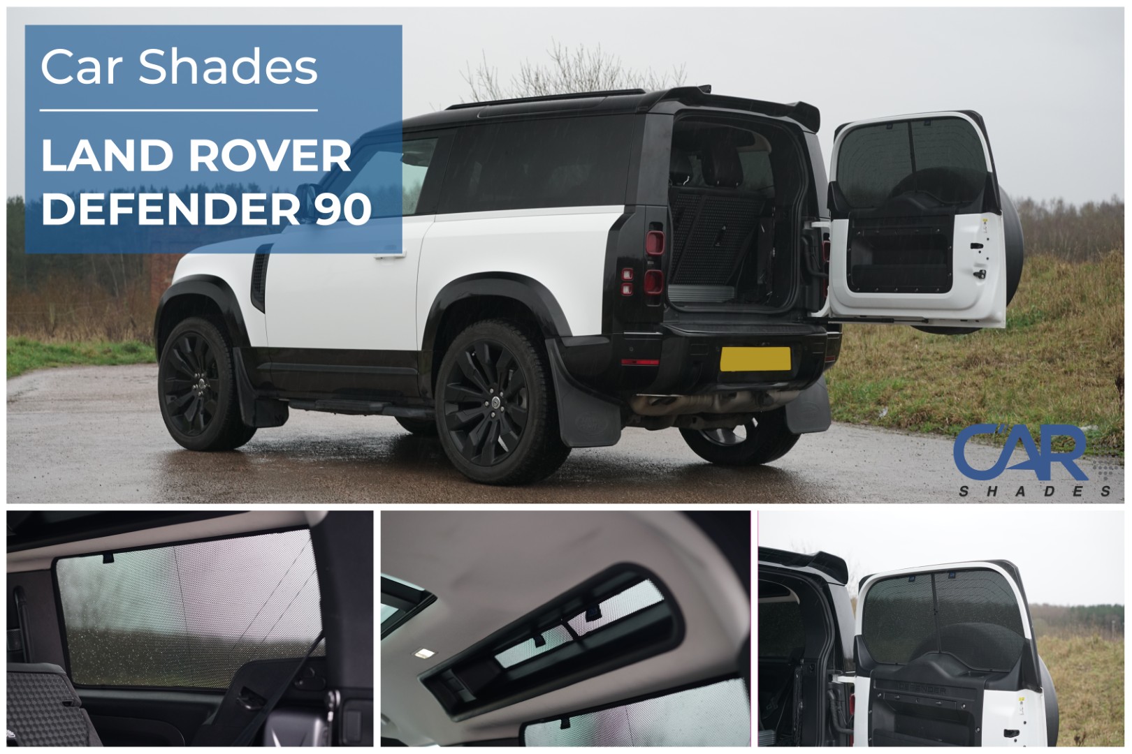 Car Shades - Rear Door Set