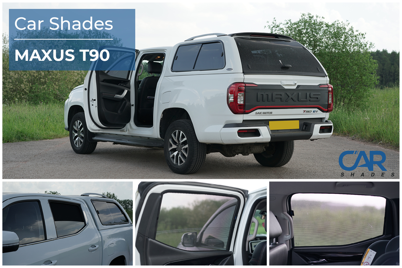 Car Shades - Rear Door Set