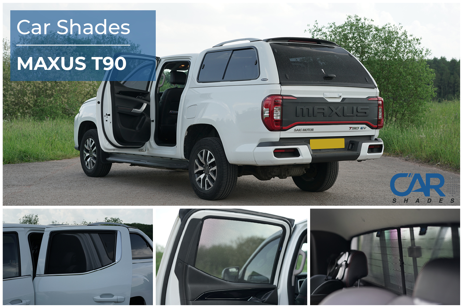 Car Shades - Rear Door Set