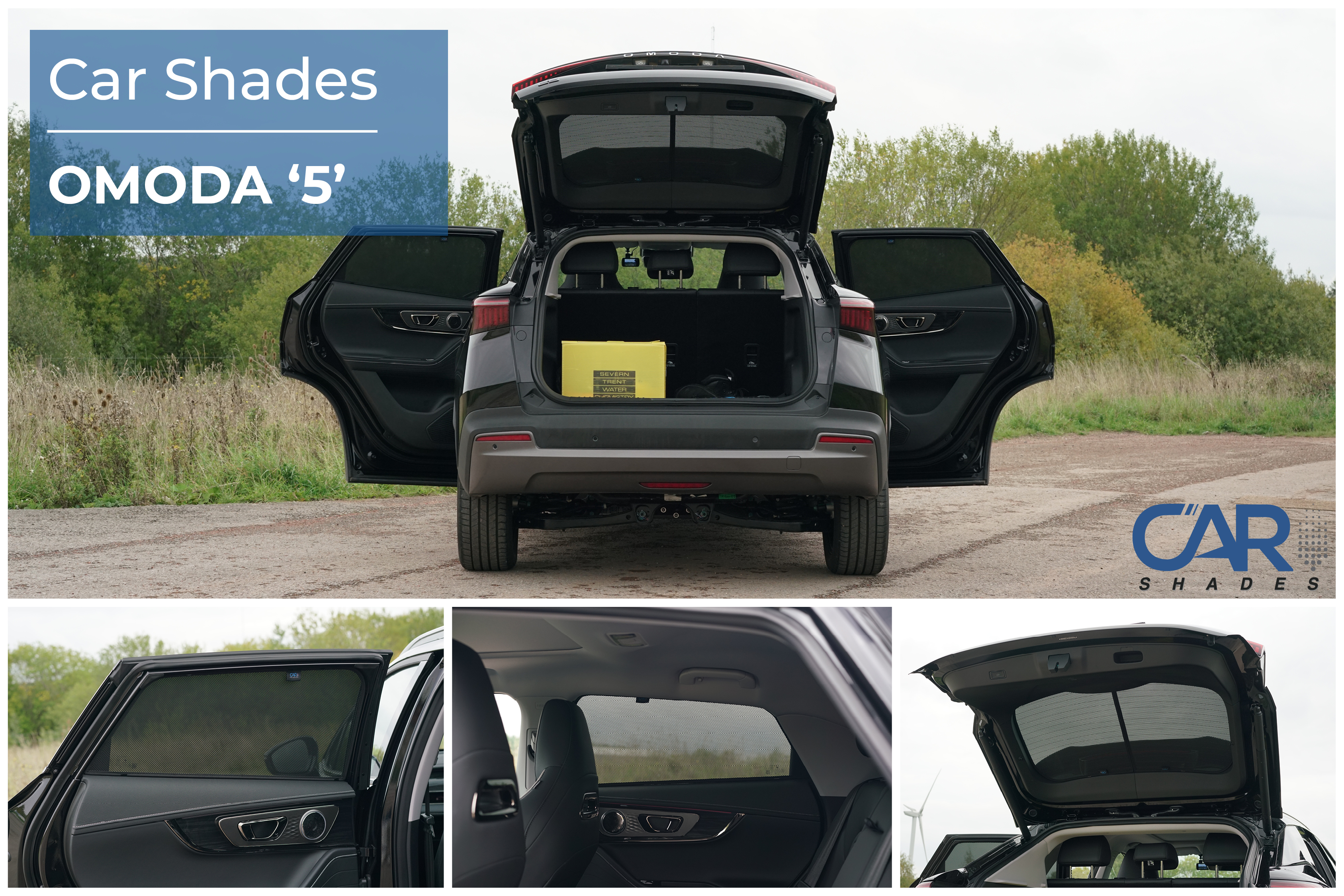 Car Shades - Rear Door Set