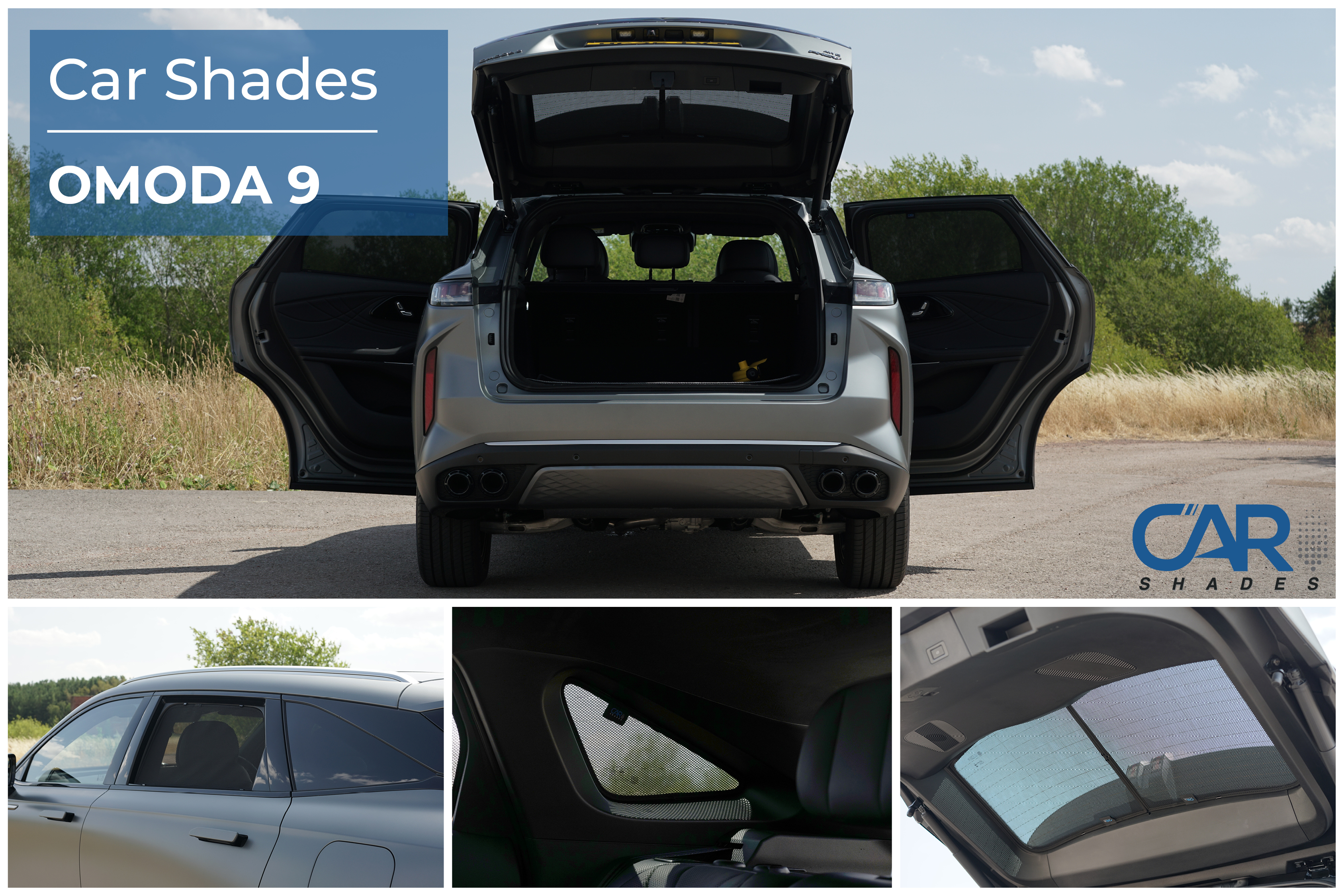 Car Shades - Rear Door Set