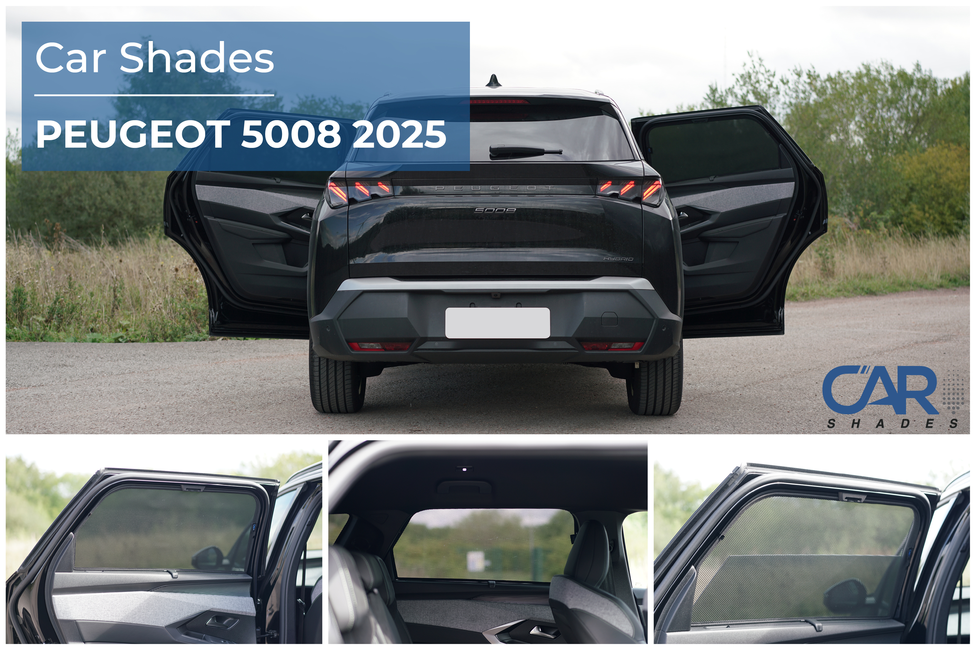 Car Shades - Rear Door Set