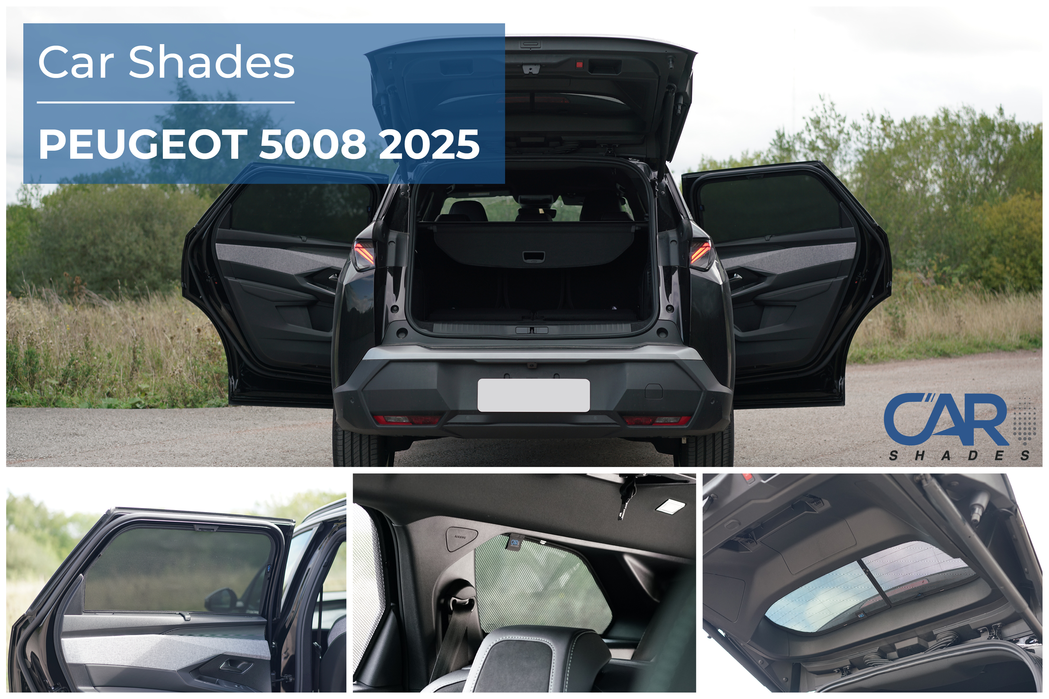 Car Shades - Rear Door Set