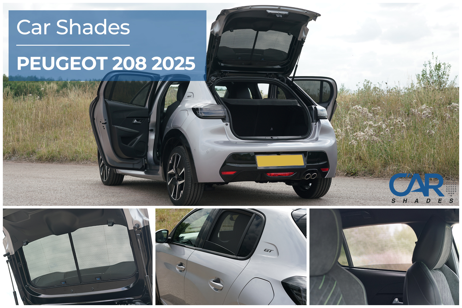 Car Shades - Rear Door Set