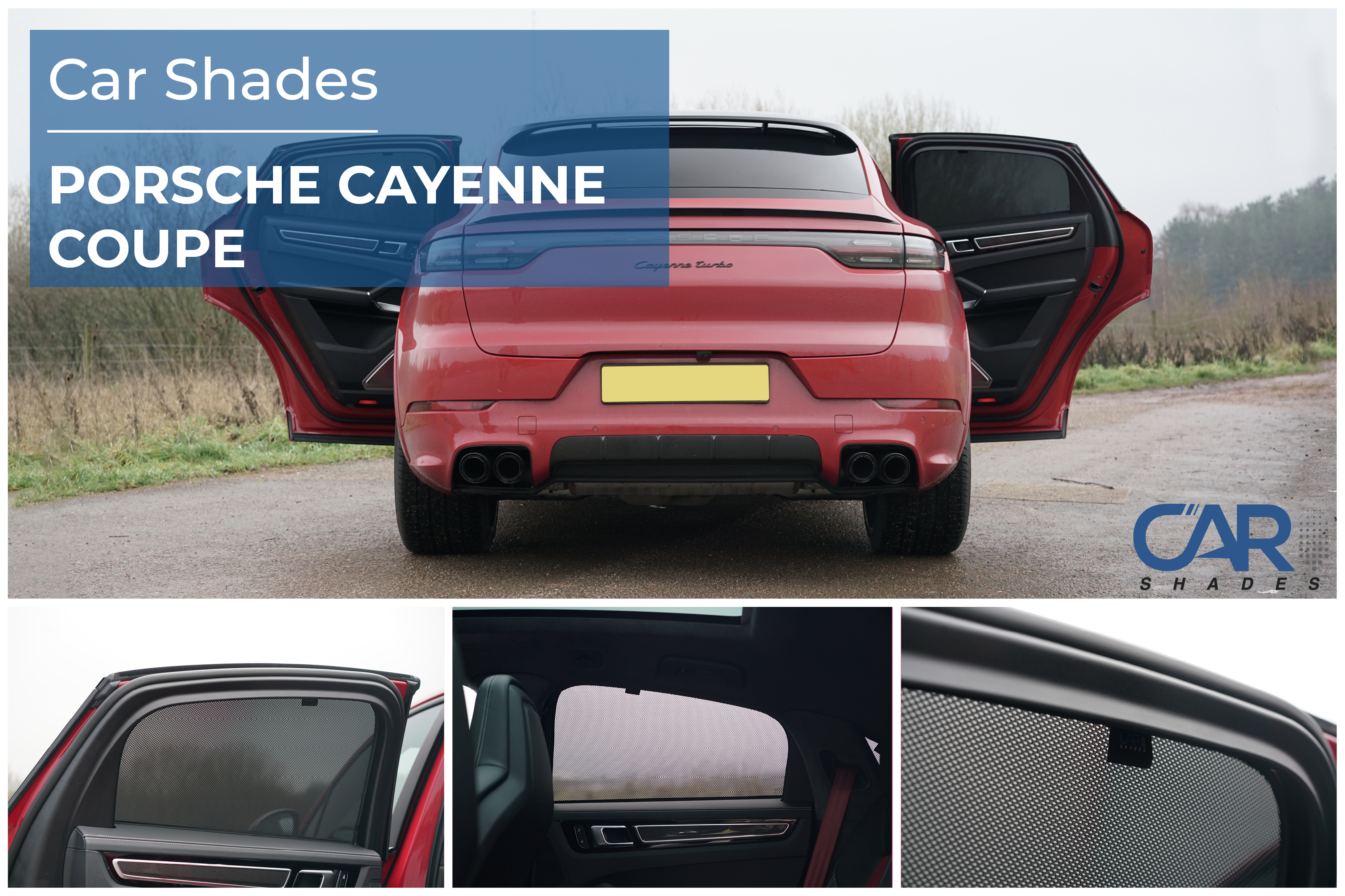 Car Shades - Rear Door Set