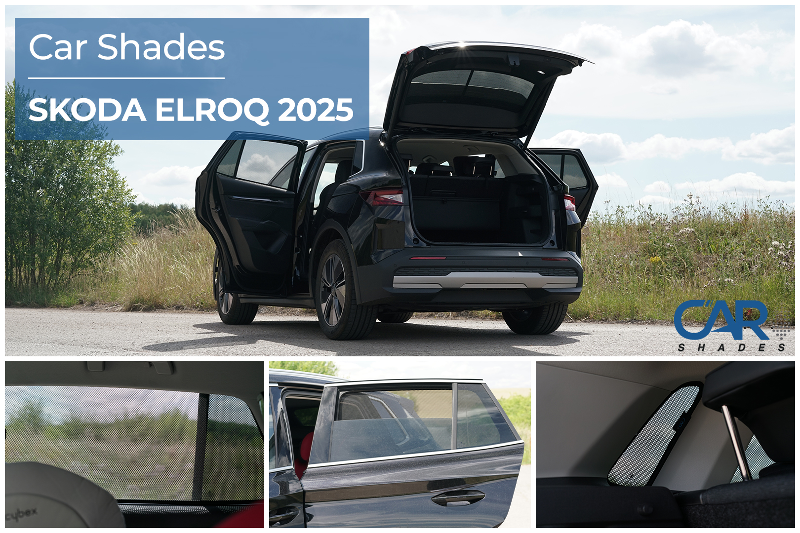 Car Shades - Rear Door Set