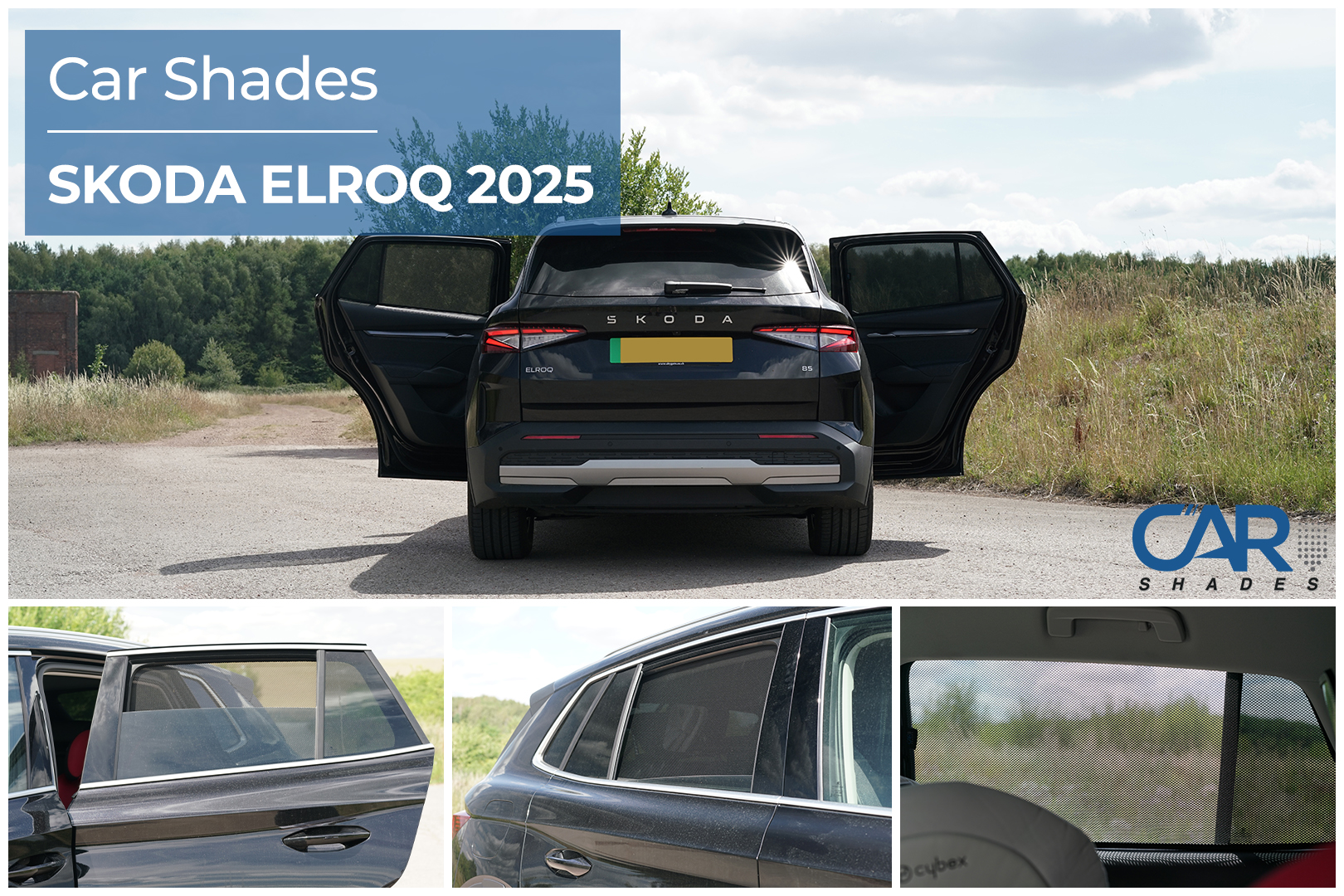 Car Shades - Rear Door Set