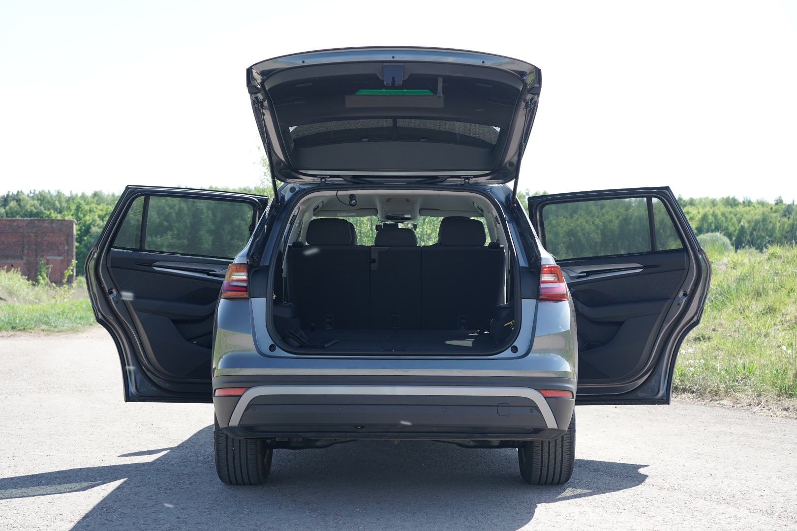 Set Car Shades (achterportieren) passend voor Skoda Kodiaq I