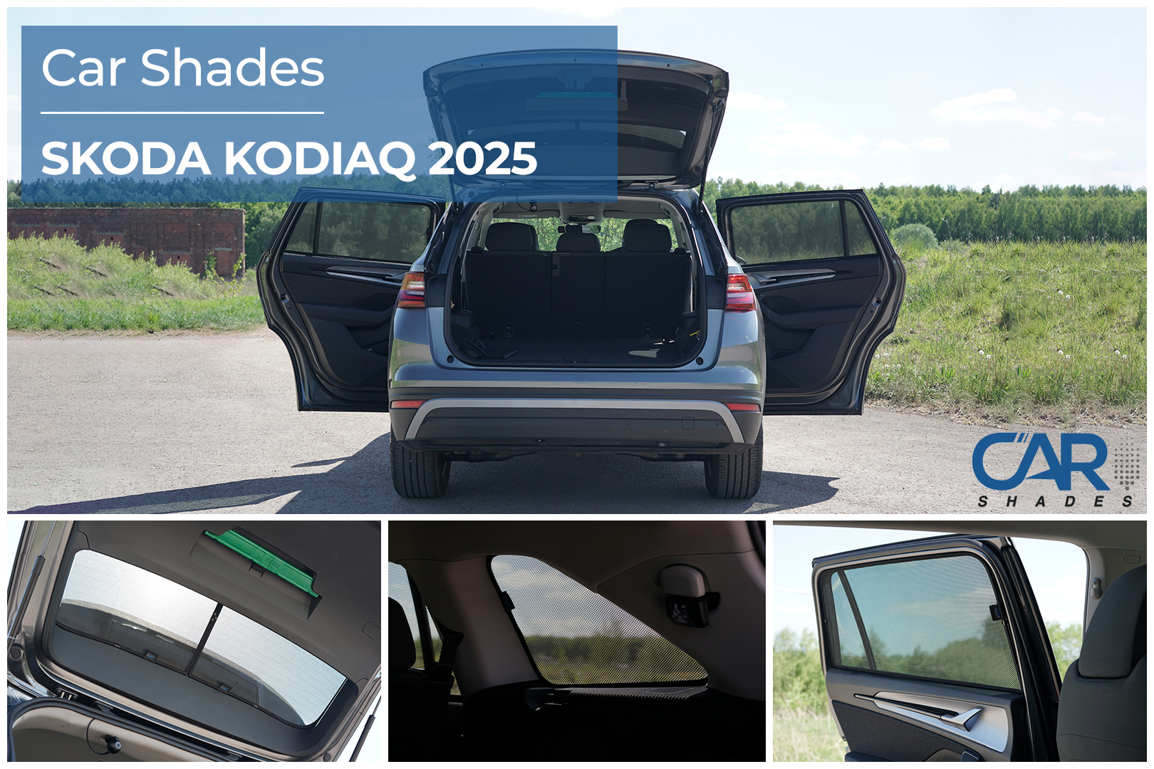 Car Shades - Rear Door Set
