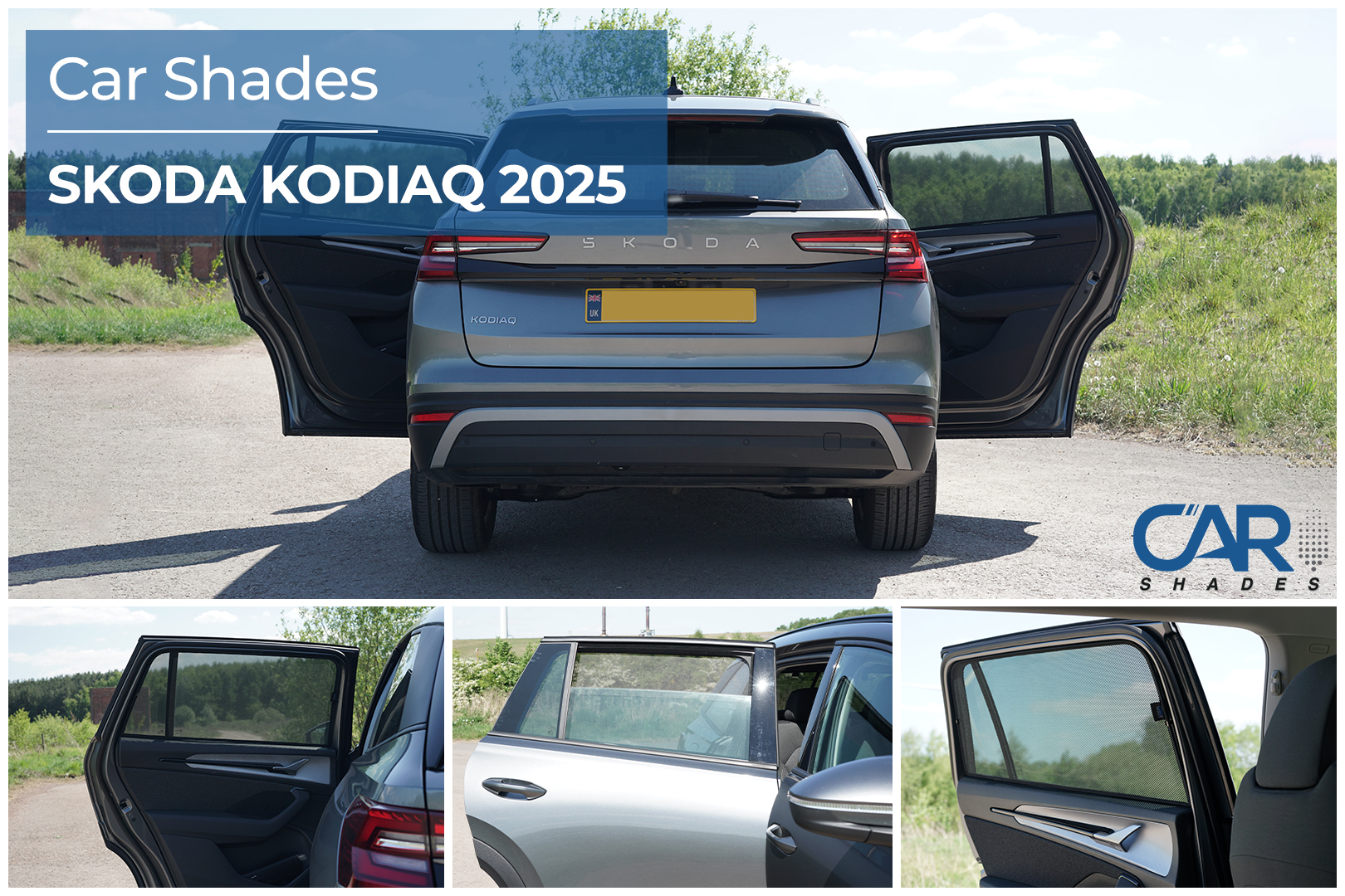 Car Shades - Rear Door Set