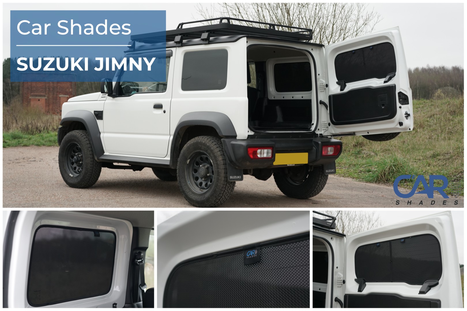 Car Shades - Rear Door Set