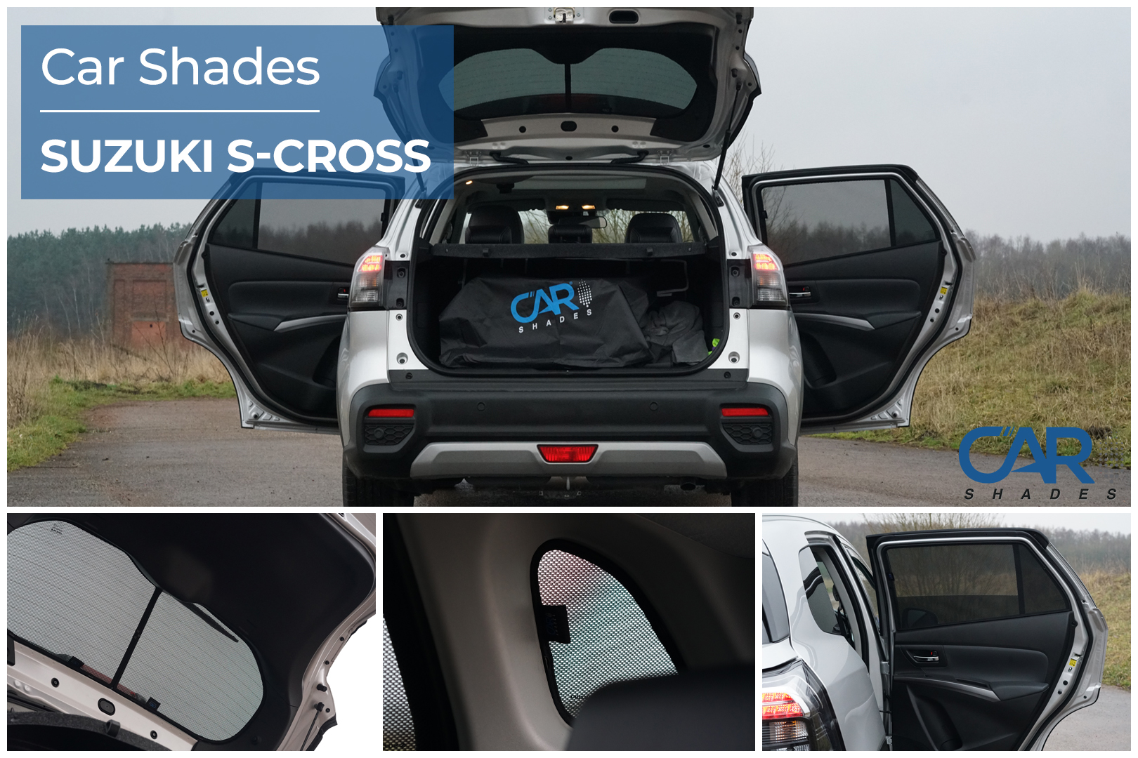 Car Shades - Rear Door Set