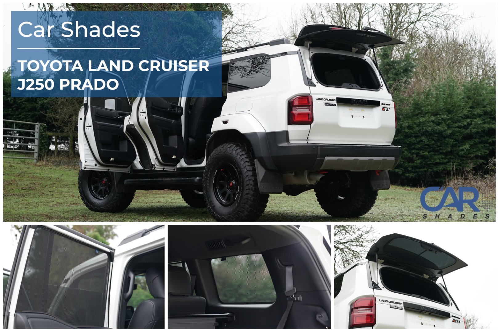 Car Shades - Rear Door Set