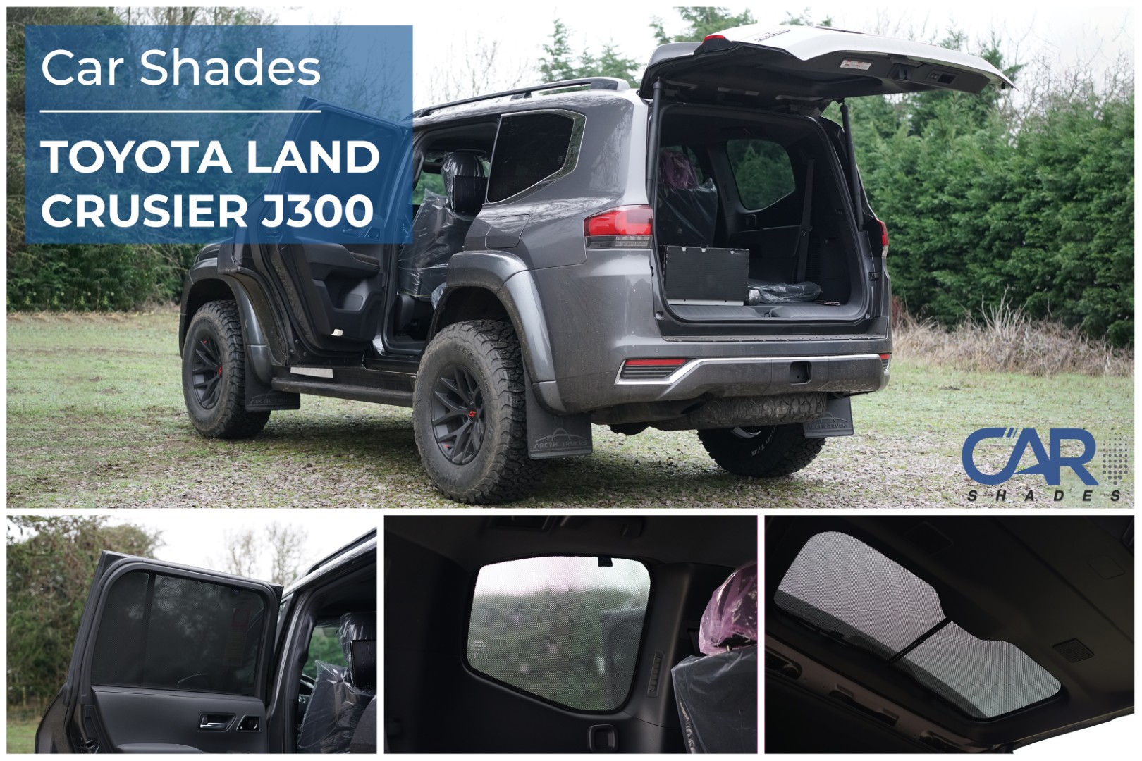 Car Shades - Rear Door Set