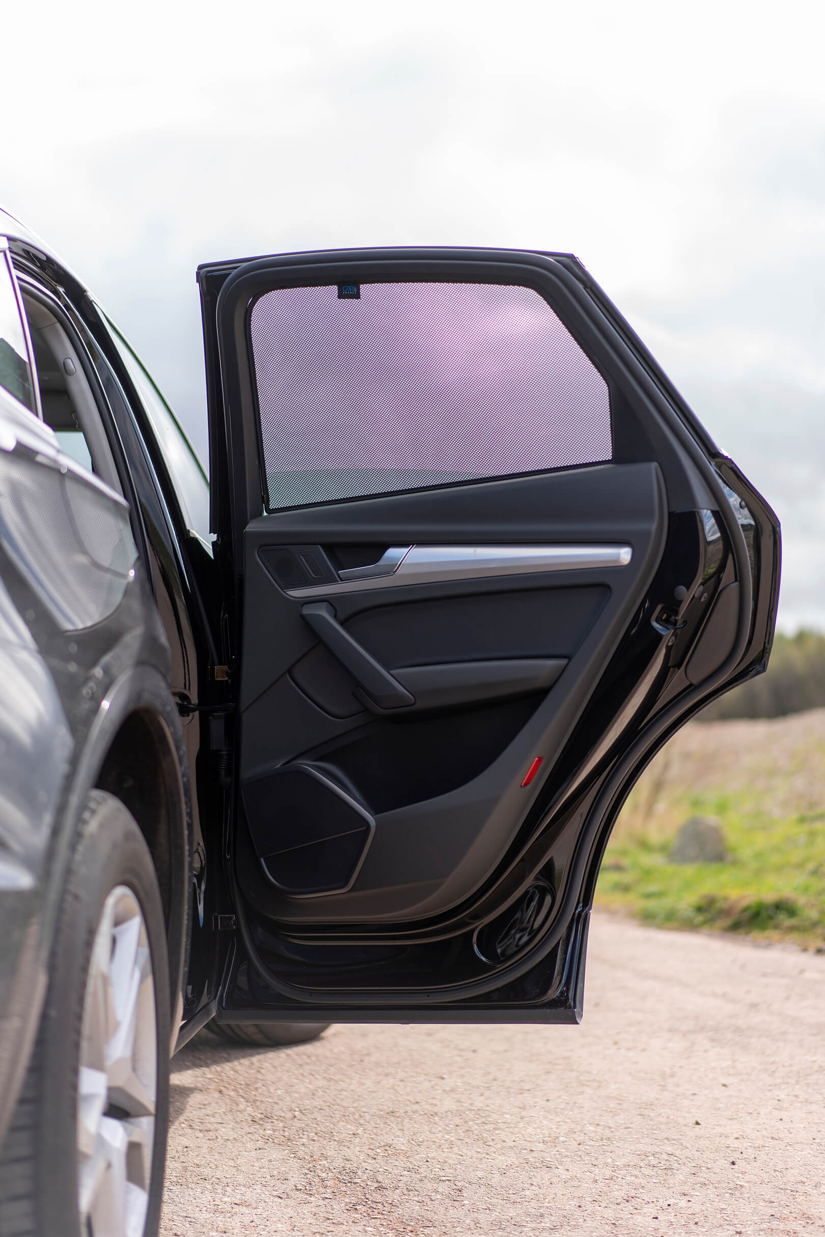 Rear Window Sun Shades Mesh Tailored For Audi Q5 TDI 2017-23 FY