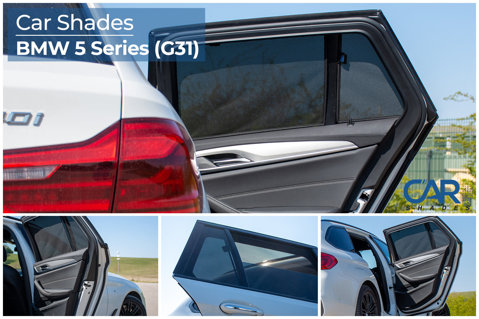 Car Shades - Rear Door Set